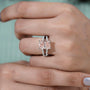 Fine jewelry radiant pink diamond ring