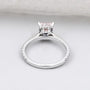 Elegant princess cut pink diamond ring design