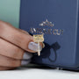 Handcrafted Antiquecut yellow diamond ring