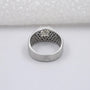 Lab grown radiant yellow diamond men's ring