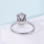 IGI certified radiant cut diamond engagement ring