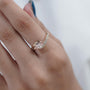 IGI Certified lab grown fancy pink diamond ring