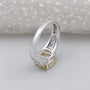 IGI Certified cushion cut diamond engagement ring