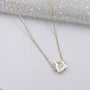 Rabbit charm necklace for women with diamond