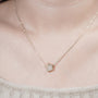 Lab grown diamond animal pendant jewelry