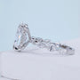 IGI certified oval lab grown diamond ring