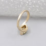 IGI Certified marquise cut fancy yellow diamond ring
