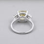 IGI Certified fancy yellow lab grown diamond engagement ring