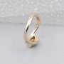IGI Certified fancy pink marquise cut diamond ring