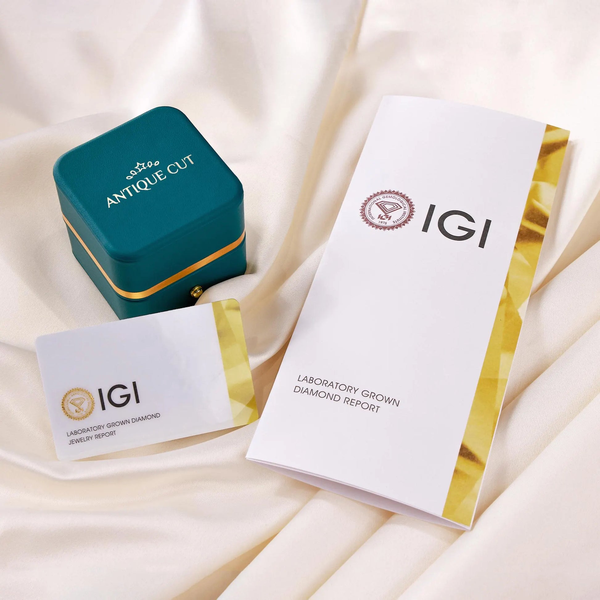Vintage Marquise Diamond Ring with Round Side Stone