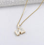 Elegant personalized initial diamond necklace