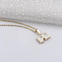 Diamond initial pendant necklace gift for her