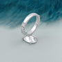 Fine jewelry oval lab grown diamond bridal ring