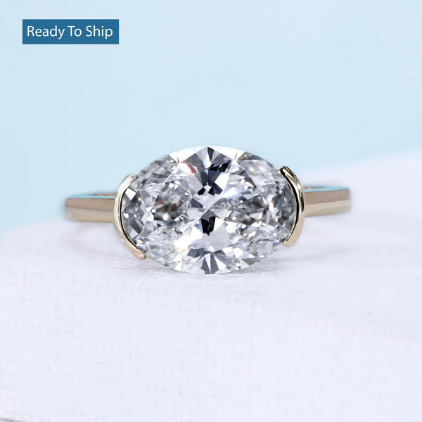Antiquecut diamond engagement ring