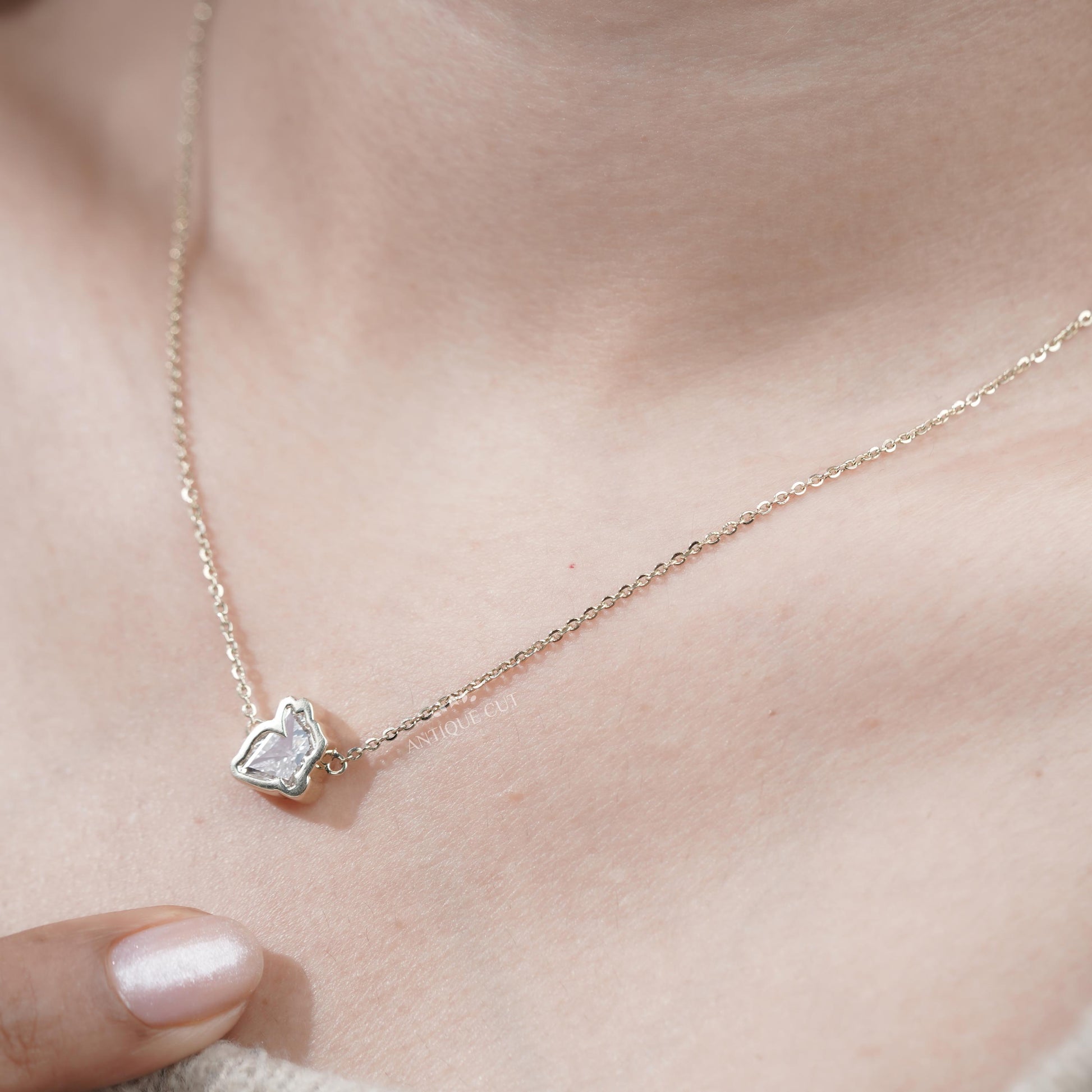 IGI certified diamond rabbit charm jewelry
