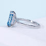 IGI certified radiant cut diamond engagement ring design
