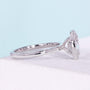 IGI certified oval cut lab grown diamond ring