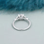 IGI Certified round lab grown diamond engagement ring