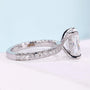 4.09 TCW radiant cut diamond ring for women
