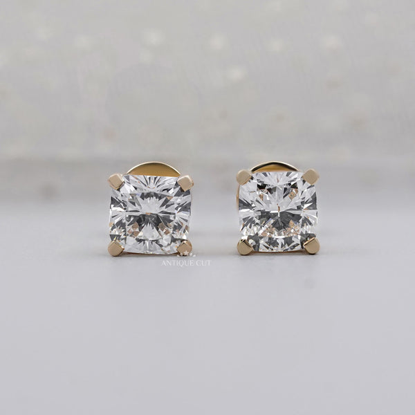 Antiquecut diamond engagement ring