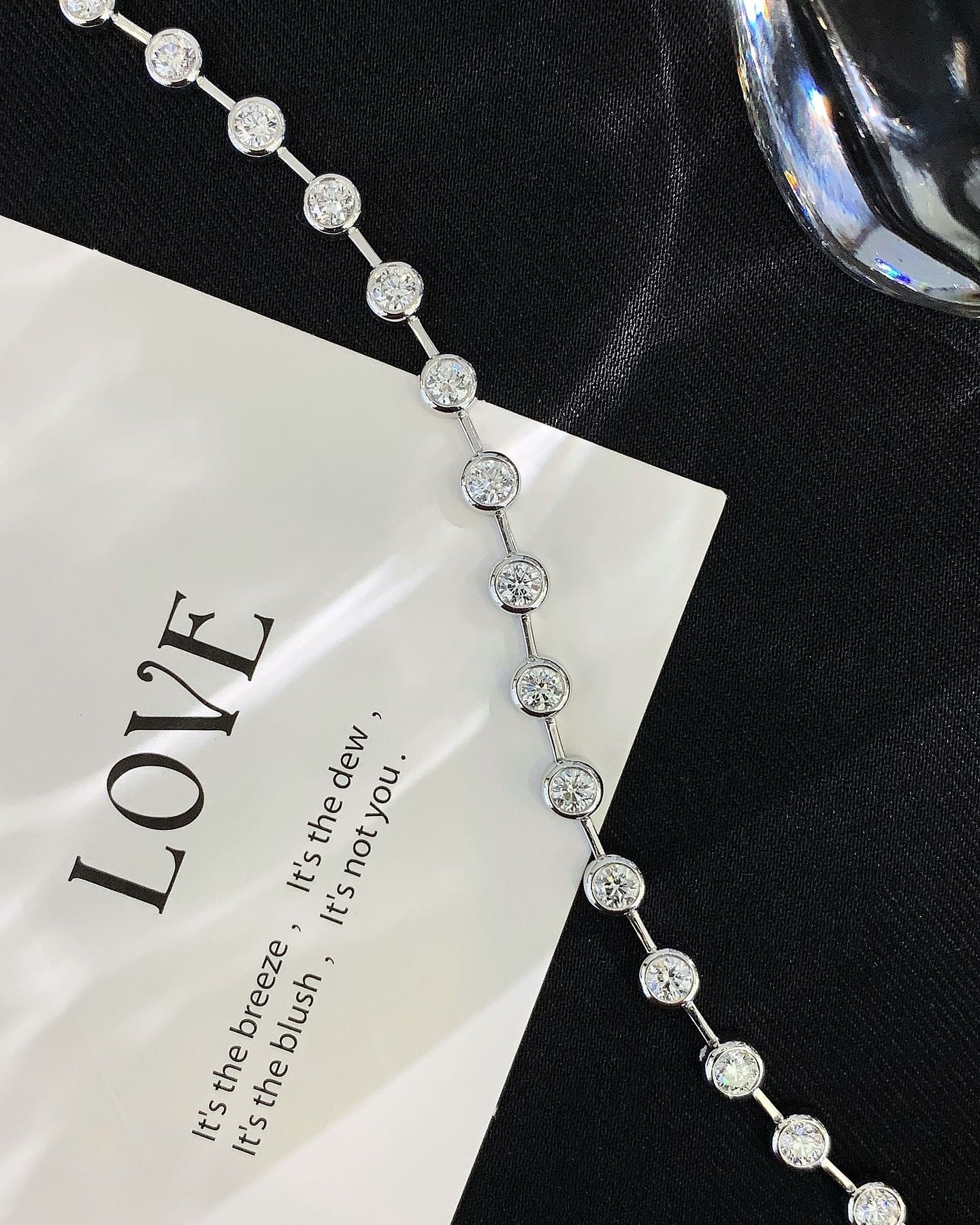 Round 2.50tcw Lab Grown Diamond White Gold Bezel Style Tennis Bracelet, EF Color, VS Clarity
