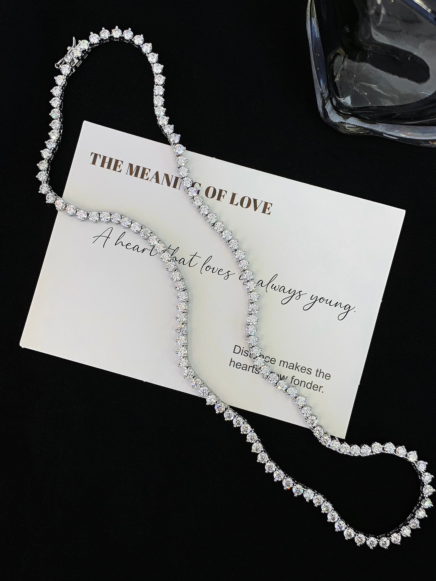 Round 12.30tcw Lab Diamond Tennis Necklace | IGI Certified | EF VS | 10k/14k/18k Gold