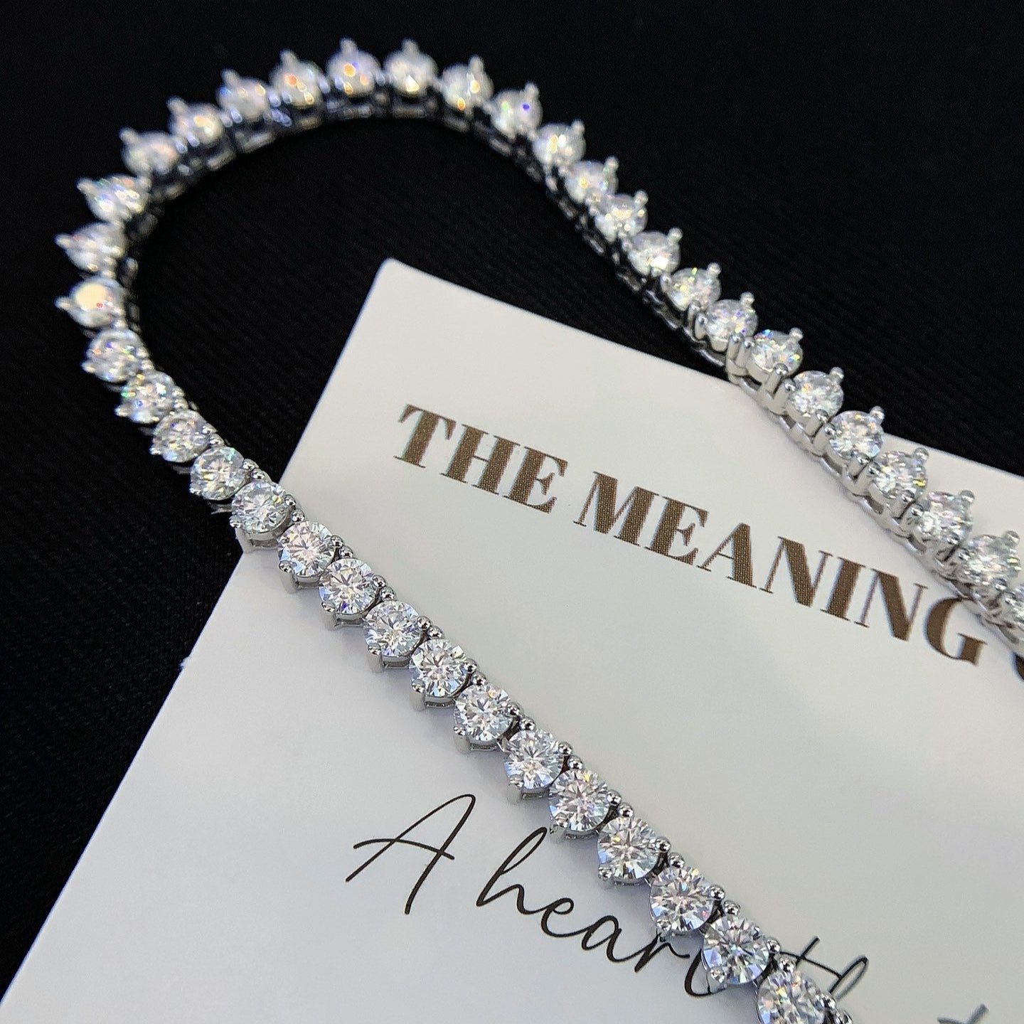 Round 12.30tcw Lab Diamond Tennis Necklace | IGI Certified | EF VS | 10k/14k/18k Gold