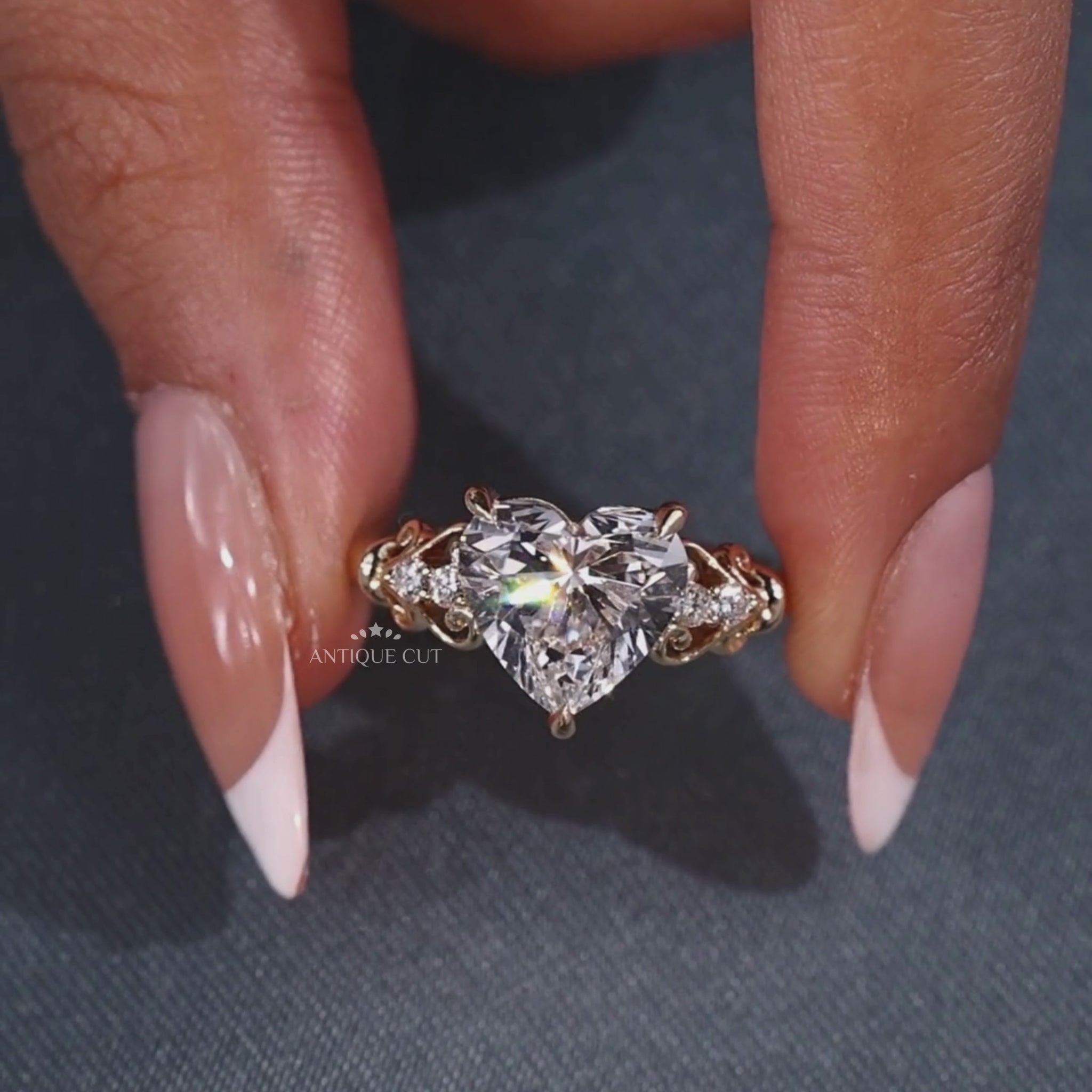 Heart Shape Diamond Ring