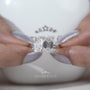 Emerald and pear diamond Toi et Moi ring with IGI certification