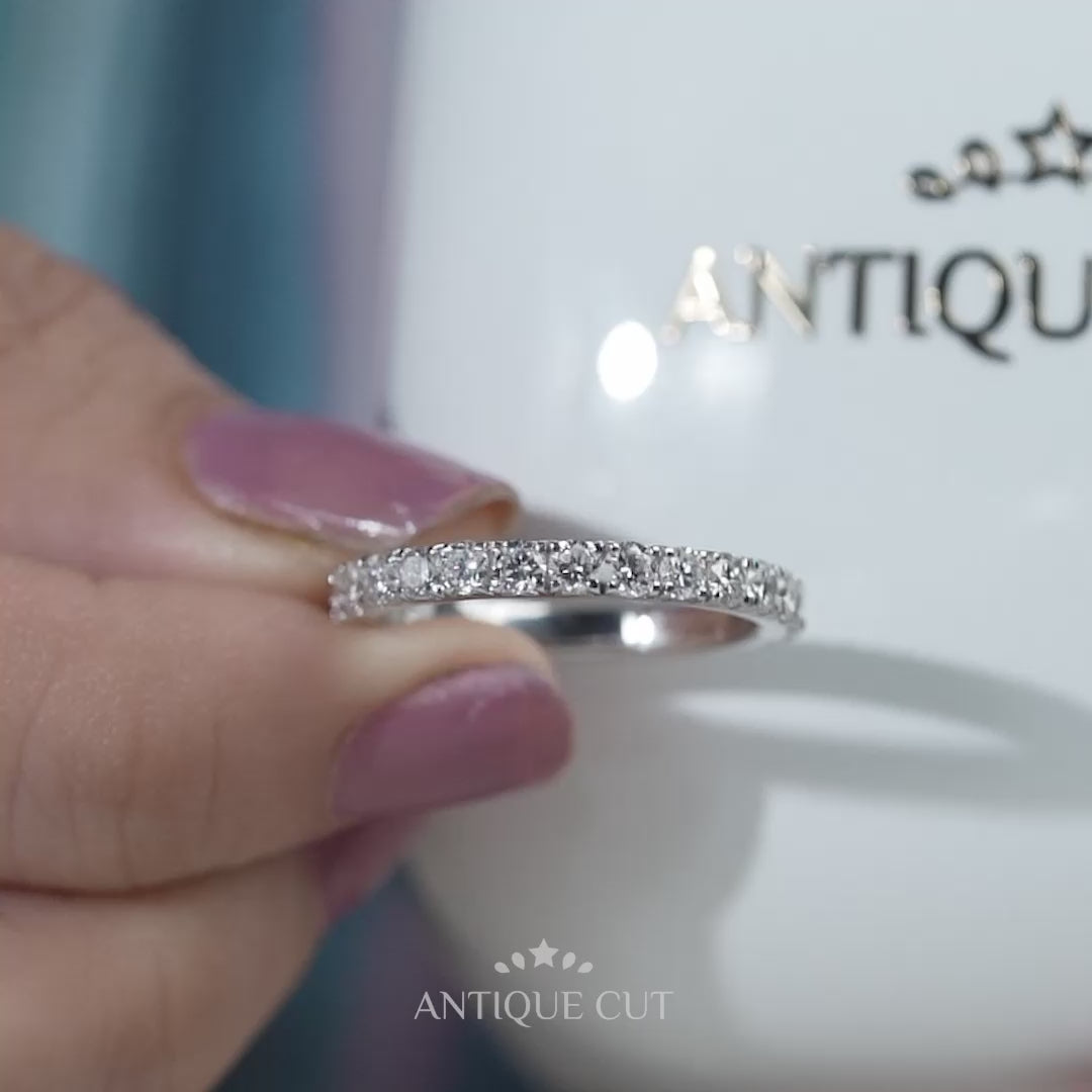 Round Lab Grown Diamond Eternity Band 