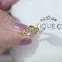 Contemporary yellow diamond marquise cut engagement ring