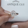 Oval Cut Engagement RIng with Halo Setting
