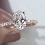 Oval Cut Engagement Ring 