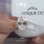 Oval cut lab diamond engagement ring with four prong setting