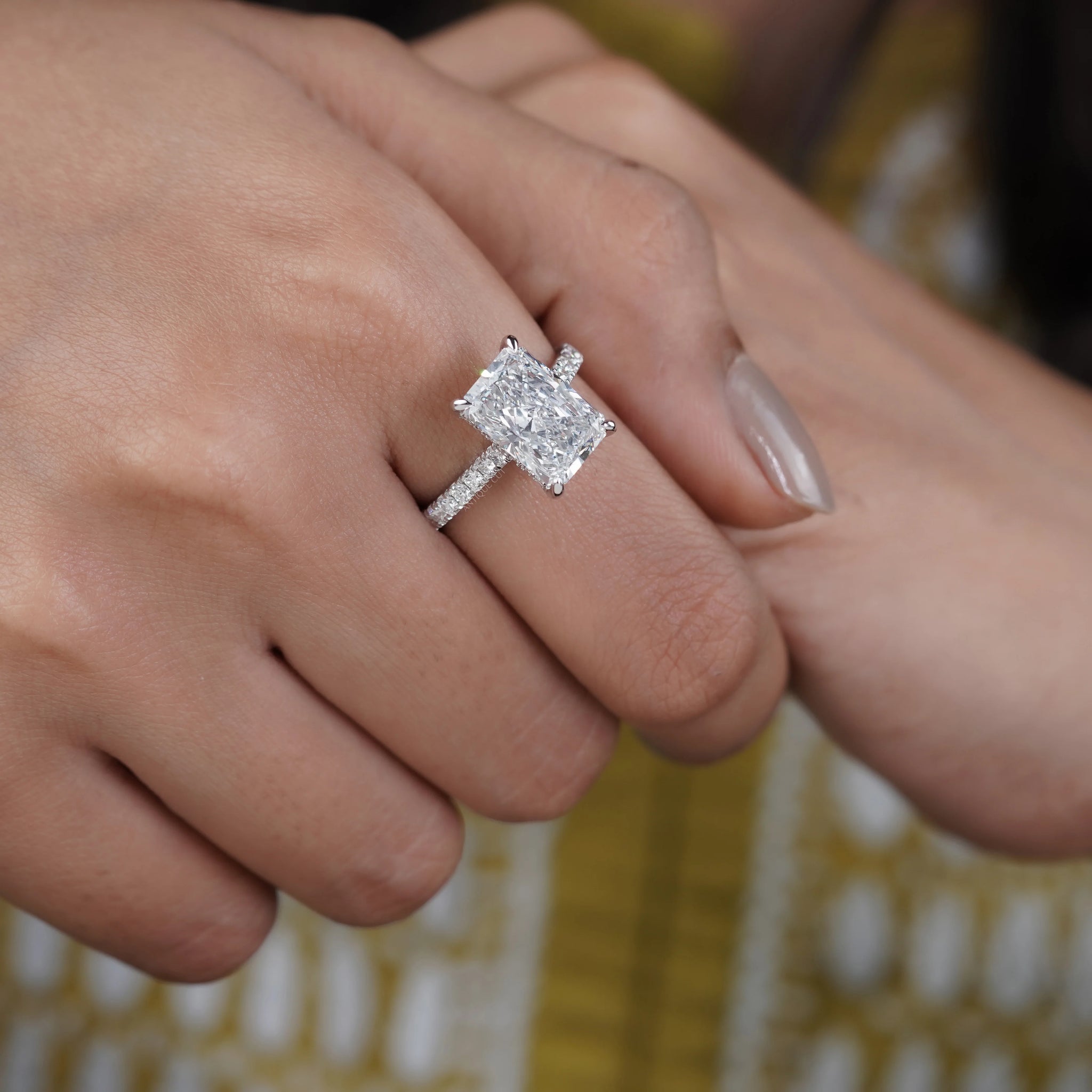 Radiant Cut Diamond Ring