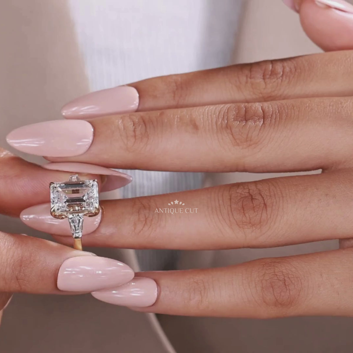 Emerald Cut Engagement Ring