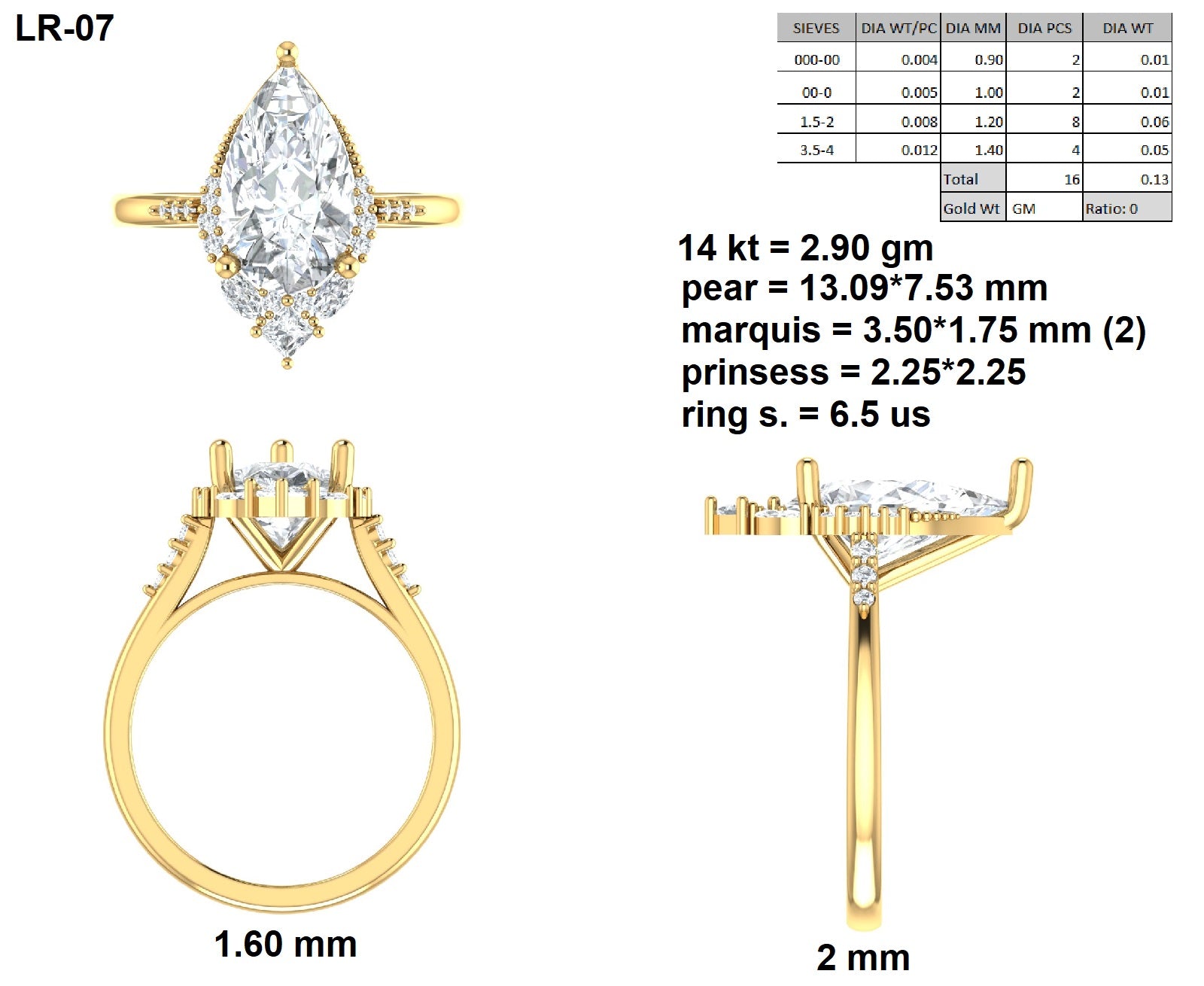 Custom ring