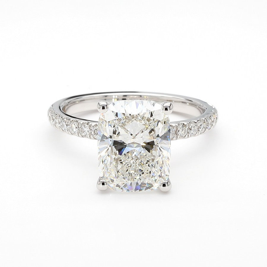 Custom order - 3ct F/VVS OVAL center stone | Platinum | 7 US