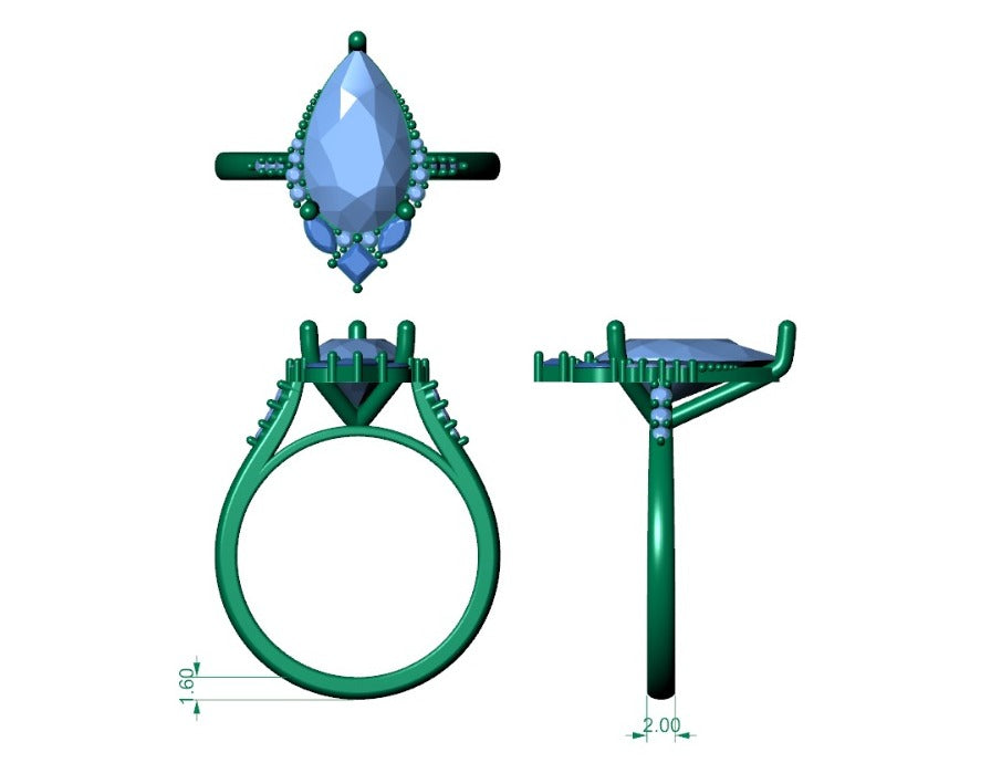 Custom ring