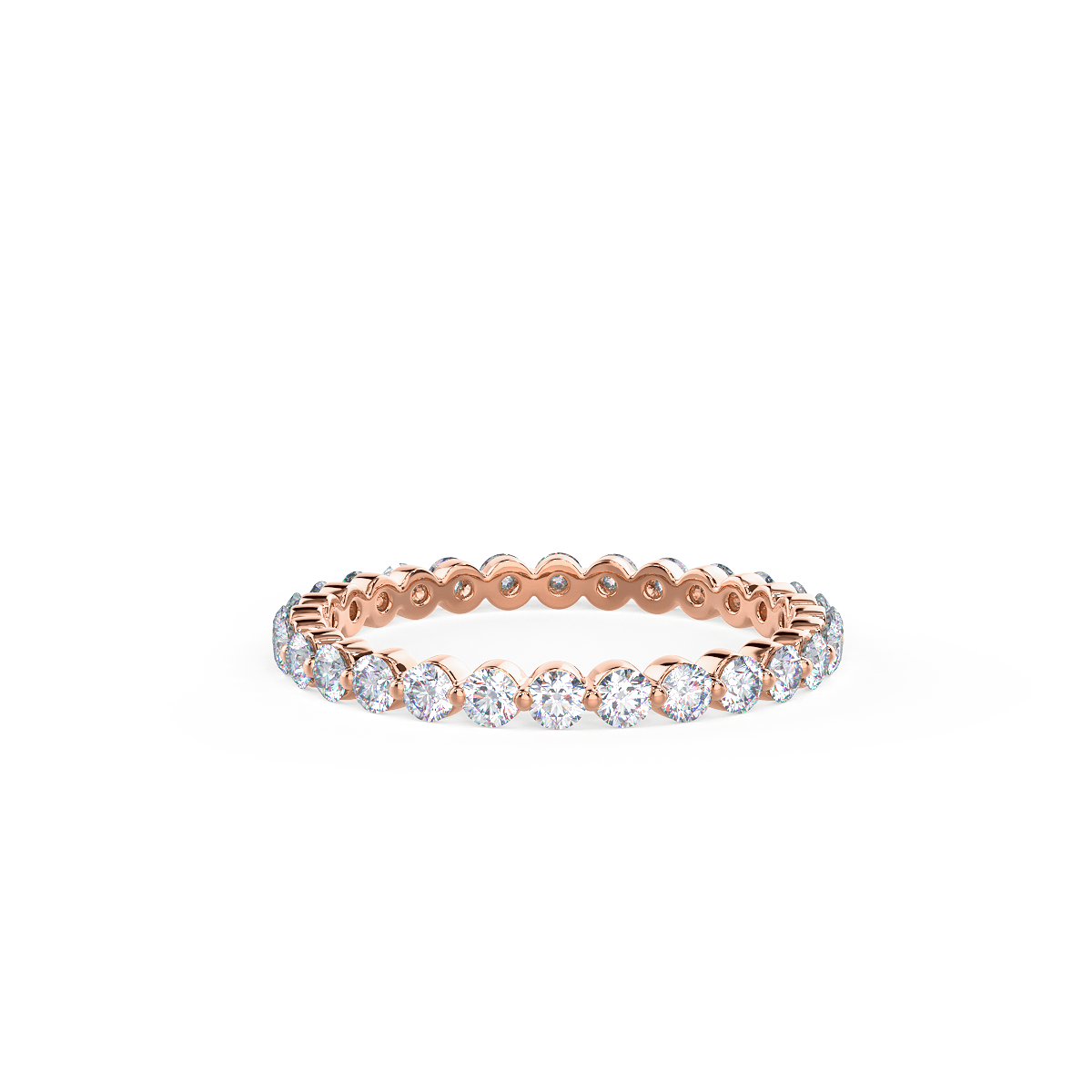 Shared Prong Lab Grown Diamond Eternity Band – Brilliant EF Color, VS Clarity