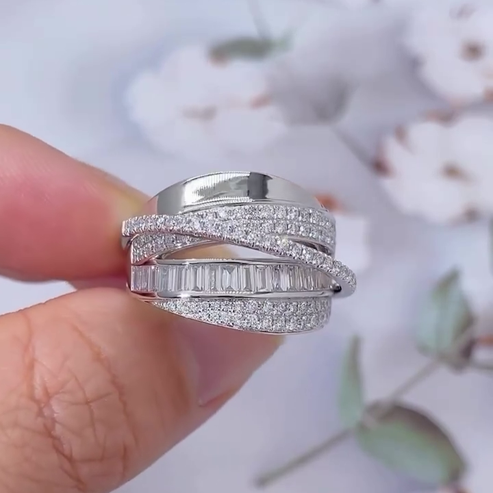 Round & Emerald 2.00tcw Lab Diamond Ring | Unique Dual Shape | D-E-F | VVS–VS