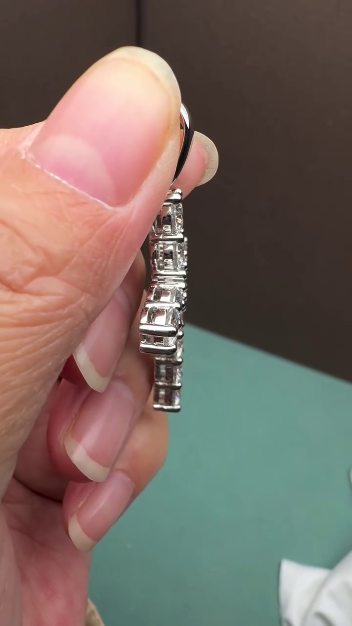 Round 3.30tcw Lab Diamond Cross Pendant Necklace | IGI Certified | EF VS | Custom Gold